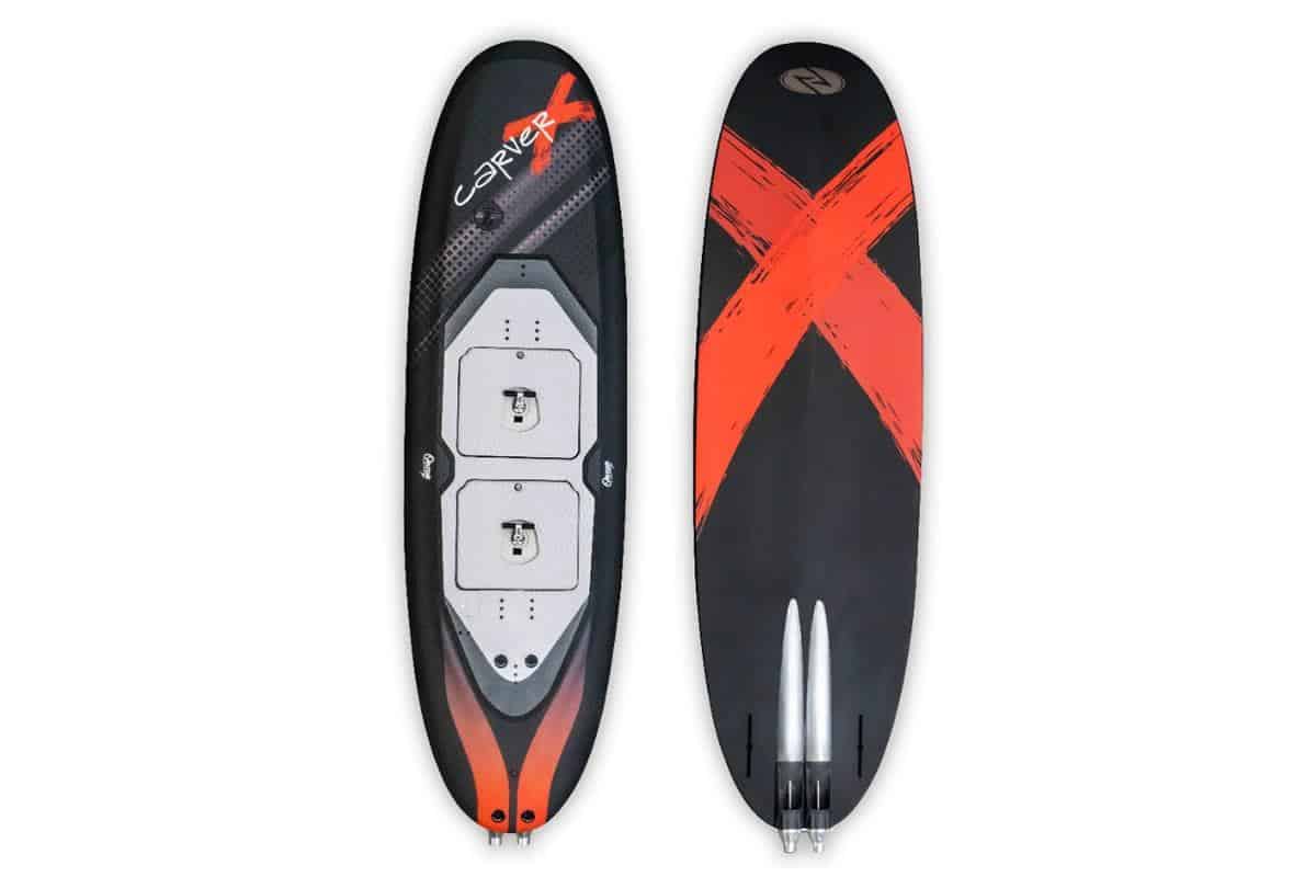 Onean Carver X E-Surfboard von oben und unten
